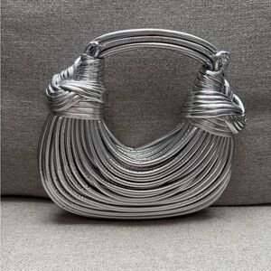 Silver Women's Clutch